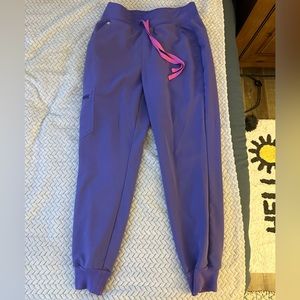 Zamora™ High Waisted 2.0 - Petite Jogger Scrub Pants -Amethyst